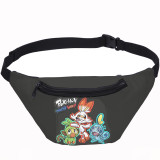 YOIYEN Pokémon Sword Shield Waist Bag Casual Sport Fanny Pack For Women And Men