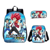 YOIYEN Wholesale 3 PCS School Bag BeyBlade Burst Cartoon School Backpack Set Back To School Gift