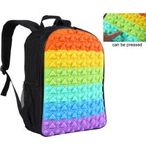 Teenager Pop On It Backpack Fidget Kids School Bag For Women Men Back To School Best Gift