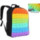 Teenager Pop On It Backpack Fidget Kids School Bag For Women Men Back To School Best Gift