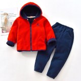 Children's Polar Fleece Jacket Spring Girl Long Sleeve Warm Boy Suit Jacket Children 2-12 Years Old Jacket Teenager Clothes Top