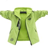 Autumn Children's Clothes Double-sided Wear Jacket Fleece Coat Boy Waterproof Windproof Children Outerwear Sport Jacket For Boys