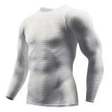 Red Compression Elasticity Sport Shirt Men Quick Dry Mens Running T-shirts Snake Gym Clothing Fitness Top Rashgard Soccer Jersey