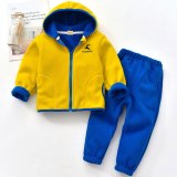 Children's Polar Fleece Jacket Spring Girl Long Sleeve Warm Boy Suit Jacket Children 2-12 Years Old Jacket Teenager Clothes Top