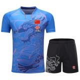 2020 CHINA Dragon table tennis Jerseys Shorts Men / Women / Child , ping pong Jersey,Table tennis Shirt Sets table tennis shirts