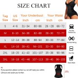 Women Waist Trainer Corset Zipper Vest Neoprene Body Shaper Cincher Tank Top with Adjustable Straps Waist Shapewear