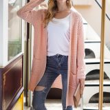 Loose Knitted Cardigan Sweater For Women 2020 New Loose Open Stitch Sleeve Autumn Winter Coat Solid Casual Jumper Plus Size Coat
