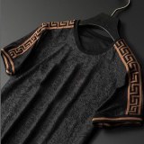 2020 summer new men's round neck short sleeve shorts sports casual suit short sleeve shorts running two-piece suit