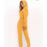 2Pcs Women Ladies Tracksuit Crop Hoodies Sweatshirt Pants Sports Running Sets Sports Wear Fitness Clothing Female Trainning Set