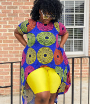 2020 Summer Women Casual Dresses Plus Size National Wind Printing Great Pendulum Circumference 202005095091