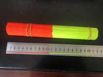 3 of 3 Painted Solid 1.0mm Fibreglass Stems Rods Red + Yellow