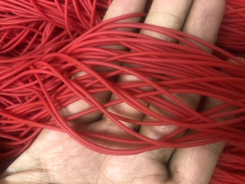 ON SALE Solid Full Latex Elastic Latest Production Size Error 1.6mm Red Free Postage and EU VAT