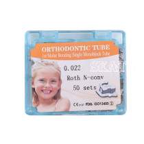 50sets Dental Orthdentic 1st/2nd Molar Roth/MBT 022 Buccal Tubes Non-convertable Monoblock Bonding Bondable