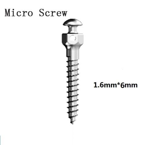 1Pcs Dental Orthodontic Self-Drilling Thread Micro Implants Screw Titanium Mini Screw