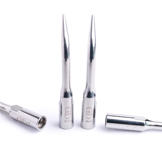 5Pcs Dental Ultrasonic Scaling Tip GD1--GD7 Air Piezo Scaler Endo Perio Tips Fits SATELEC DTE Handpiece