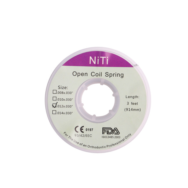 1Pcs / Roll 3 Feet Dental Orthodontic Niti Open Coil Spring 914mm 4 Sizes For Choise