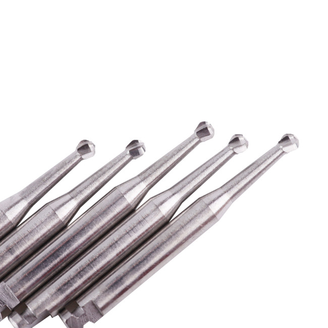 Orthdent 5pcs/Box Dental Tungsten Carbide Burs Drills Wave Surgical Bur Low Speed Round RA Series For Dental Lab Mentor Implant