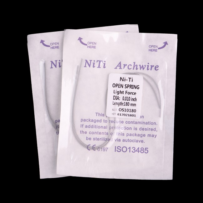 1/10/20 Pack Dental Orthodontic Open Coil Spring 180mm Niti Alloy Medium Force 2 Sizes Choose