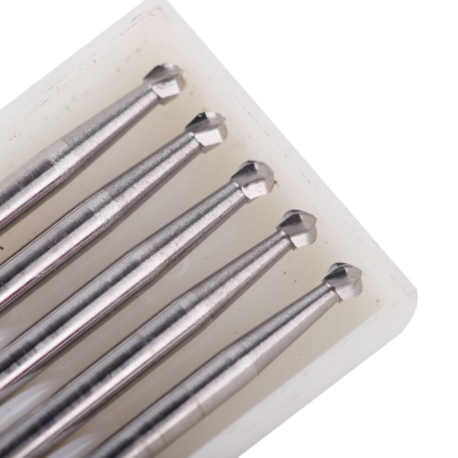 1 Box Dental Trimming Carbide Burs  for Low Speed Straight Handpiece HP 1/2/3/4/5/6/7/8