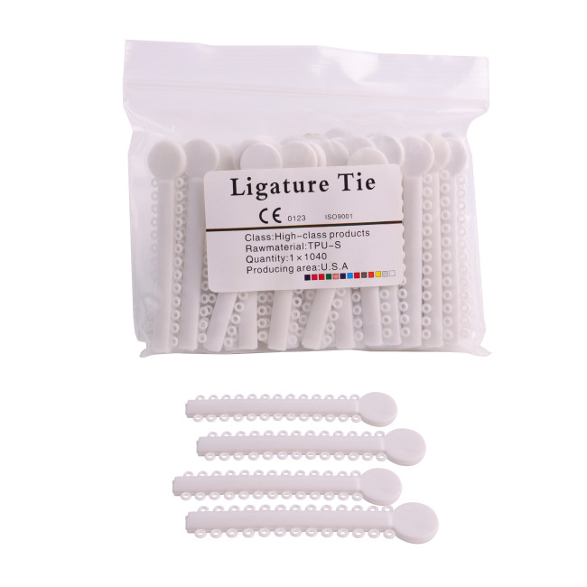 Orthdent 1040 Pcs/Bag Dental Super Elastic Ligature Ties Rubber Bands For Brackets Dentistry Lab Orthodontic Materials Supply