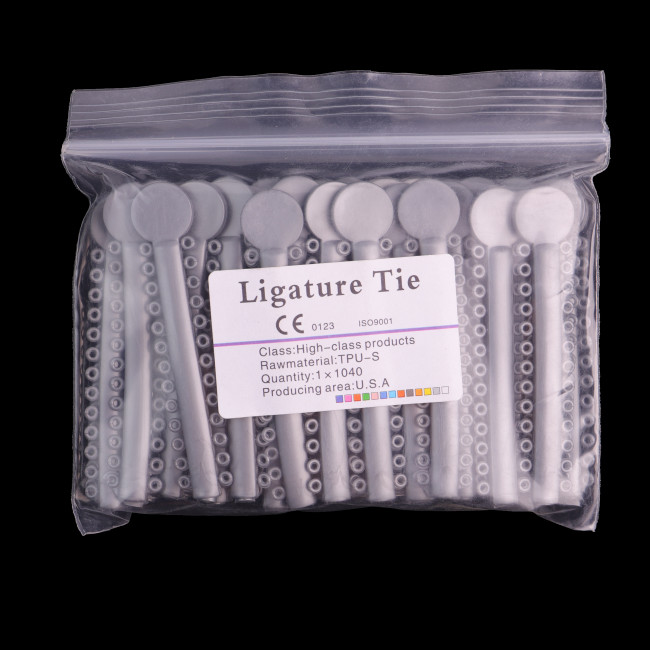 Orthdent 1040 Pcs/Bag Dental Super Elastic Ligature Ties Rubber Bands For Brackets Dentistry Lab Orthodontic Materials Supply