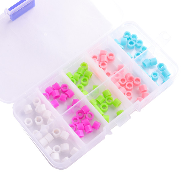 100Pcs/Pack Dental Instrument Color Code Ring Hygienist Orthodontic Silicone Ring Mixed