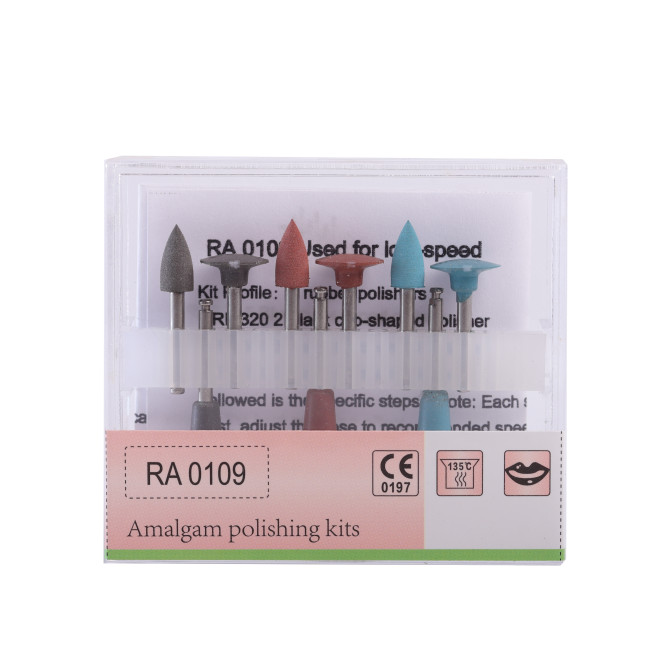 Dental Diamond Burs Composite Polishing Kit for Low-speed Handpiece RA0109/RA0309/RA0309-2
