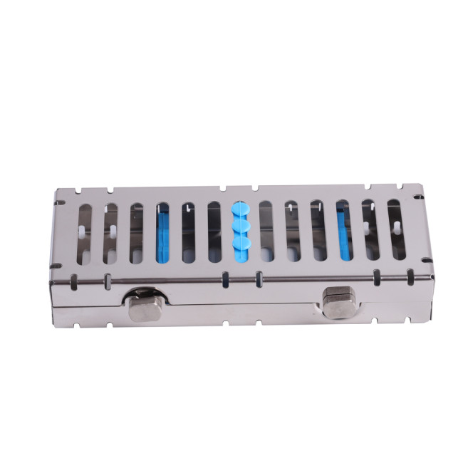 Dental Autoclave Sterilization Cassette Rack Tray Box for 5 &10 Surgical Instrument Stainless Steel