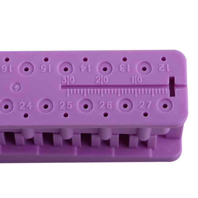 1Pc Dental Endo Block File Measuring Tools Endodontic Ruler Test Board Autoclavable