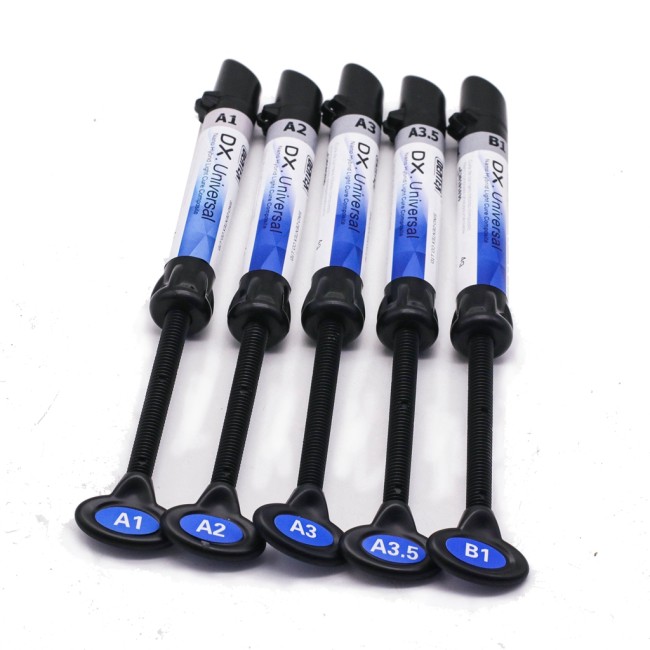 1PCS Dental Dentex Universal Dental Light Cure Hybrid Composite Resin Shade A1 A2 A3 A3.5 B1 Dental tools