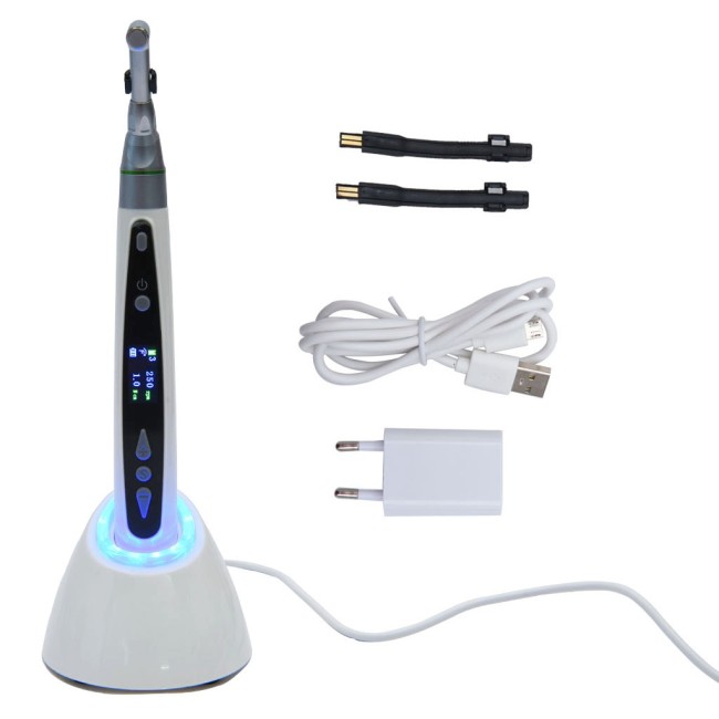 1 pcs dental LED endo motor 16:1 contra angle wireless OLED screen Dentist Dentistry Equipment