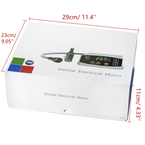 1 PCS COXO Dental LED Light Brushless Electric Micro Motor System 2 holes Increasing Handpiece 1:1 1:16 1:5