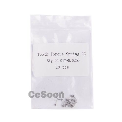 100Pcs/10Packs Dental Orthodontic Spring Single Anterior Tooth Torque Rectangular Spring Arch Wire