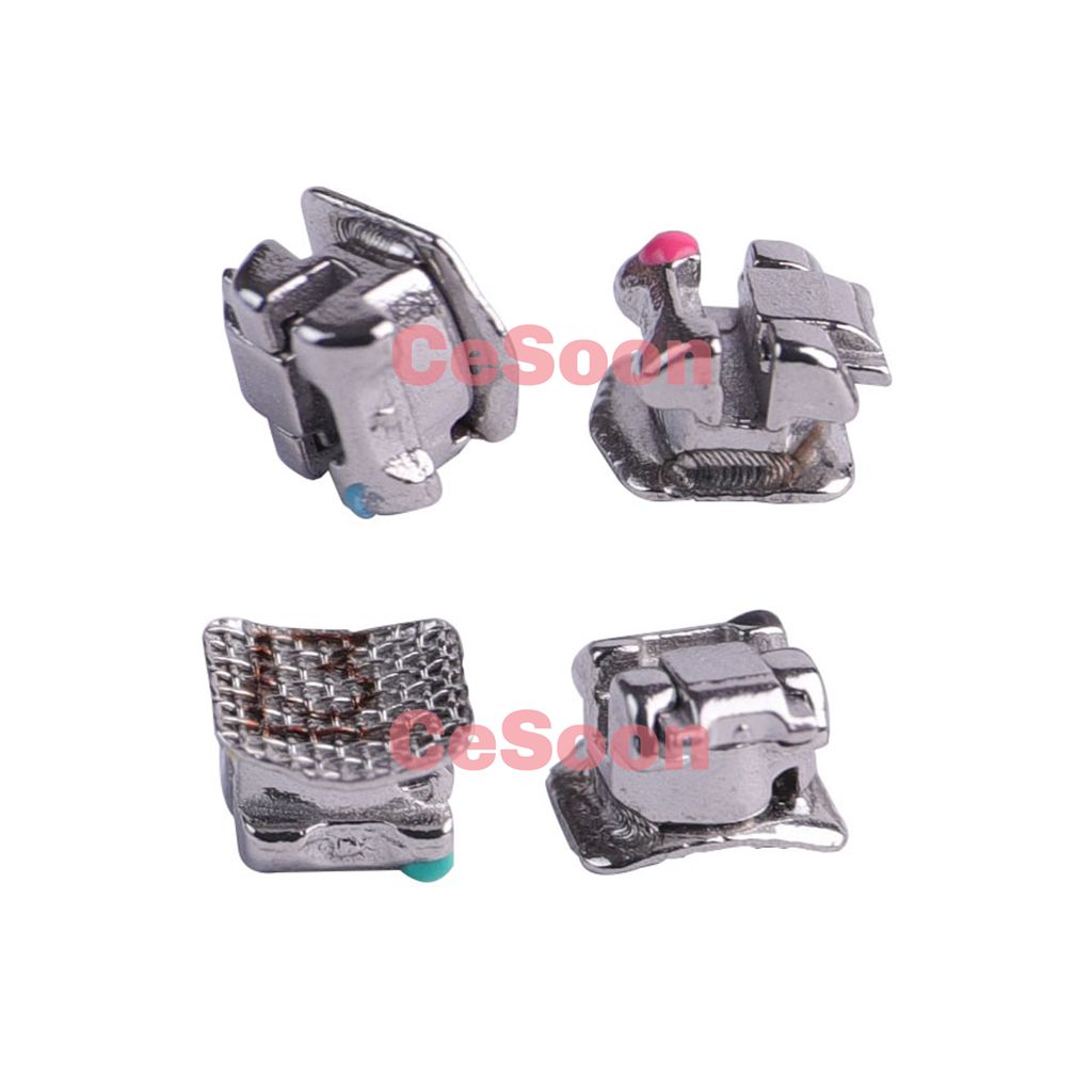 thumbnail image 2 of Professional Self-Ligating Dental Brackets – Metal Roth 022 With Hook (DAMON Q Style) 2 of 6