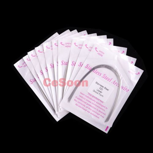 100Pcs Dental Orthodontic Arch Wire Rectangular Round Niti Stainless