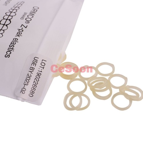 5000Pcs/Box ORMCO Dental Rubber Bands Orthodontic Zoo Pack Elastics 5 Sizes For Choose