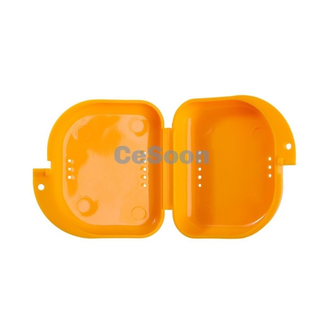 Dental Orthodontic Retainer Denture Storage Case Box Mouthguard Container Case ventilation 2 Colors