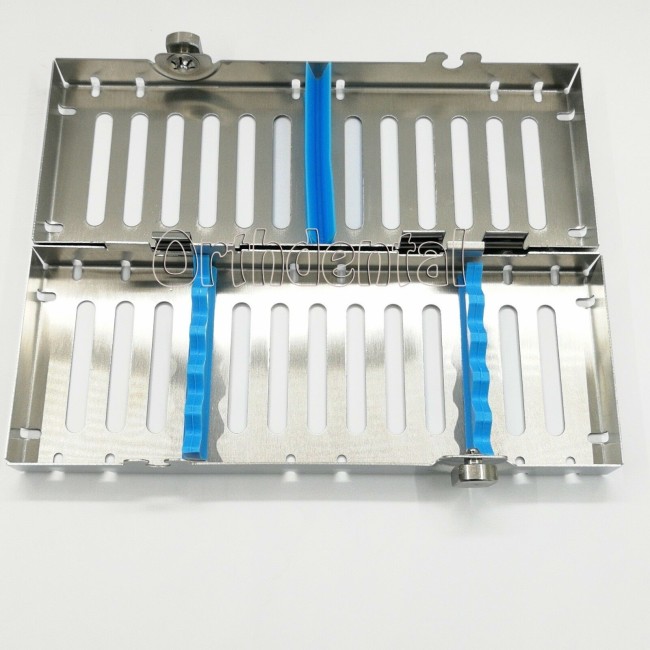 1Pcs Dental Surgical Sterilization Box Cassette Autoclave For 5  Instruments