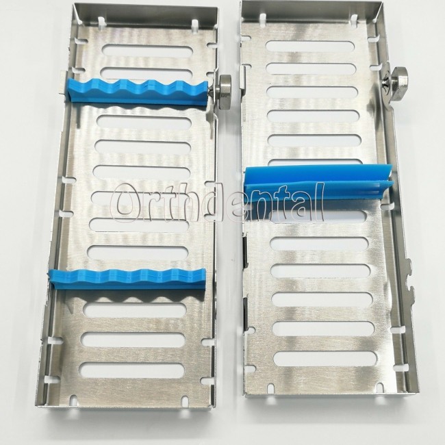 1Pcs Dental Surgical Sterilization Box Cassette Autoclave For 5  Instruments
