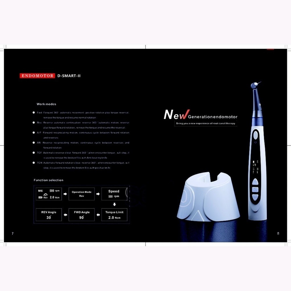 1 Pcs Dental 1 1 Handpiece Cordless Endo Motor 10 Modes 1500mah Endodontics Treatment Dental Supplies