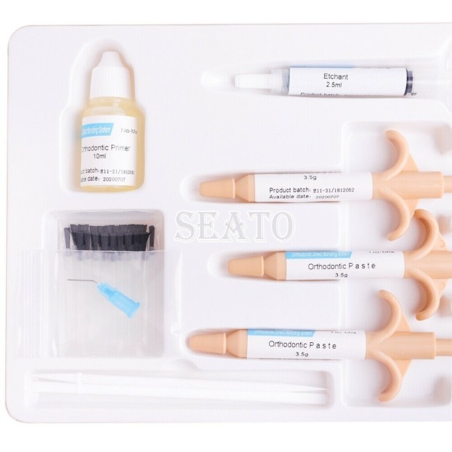 1PCS Orthodontic Dental Direct Bonding System No-mix/Mini No-mix Kit 3 Paste& 1 Gel/1 Paste& 1 Gel dental tools