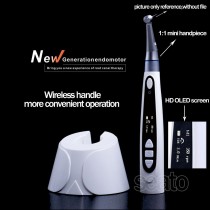 1PCS Dental 1:1 Handpiece Cordless Endo Motor 10 Modes 1500mAh Endodontics​ Treatment dental supplies