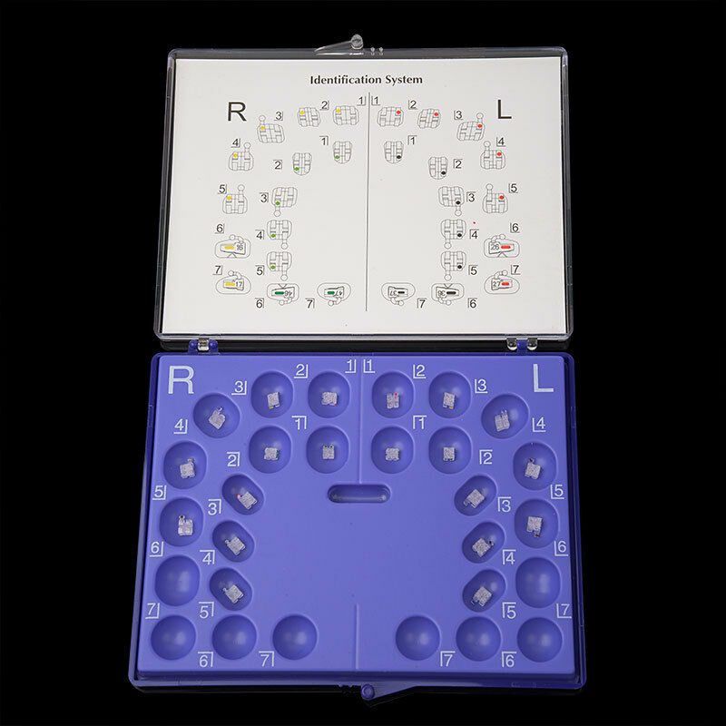 Set Staffe Ortodontiche Ceramiche Mini Roth Con Ganci .018 .022