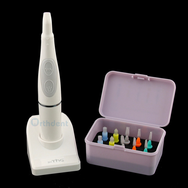 Dental oral electric LED polishing machine cleaning teeth stains tartar  polishing kit
