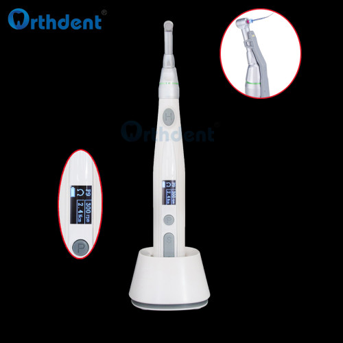 Dental LED Wireless Endodontic Endo Motor 16:1Contra Angle Root Canal Treatment