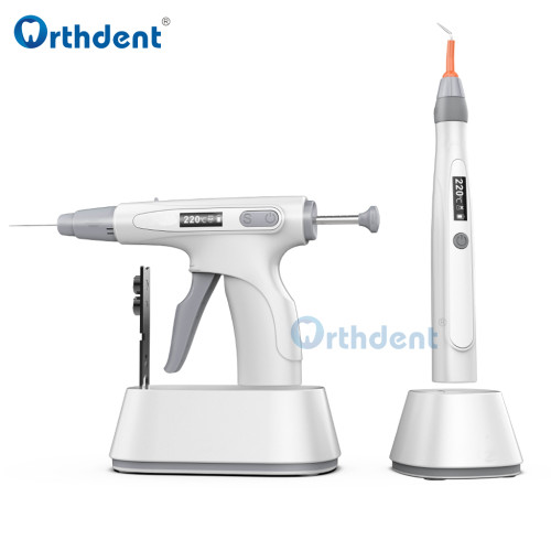 Dental Wireless Endo Obturation System Gun Heated Pen Percha Gutta tips/Hand Plugger Fill