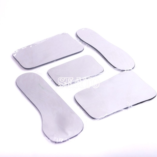 5PCS Dental Orthodontic Intraoral Photographic Reflector Mirror 2 Sided Glass Mirrors Dental Tools Glass Material Dentist