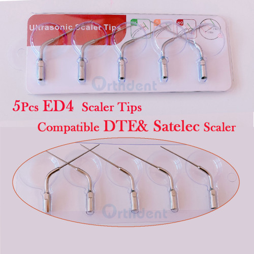 5Pcs/lot Dental Scaler Tips ED1--ED5 Compatible DTE& Satelec Scaler Dental Equipment