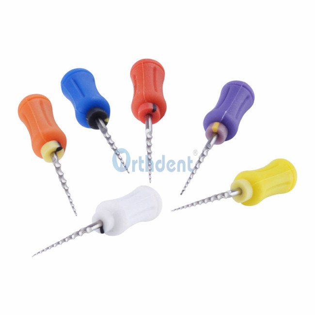 6Pcs/Pack Dental File Endodontics Root Canal Super NiTi Hand Use 21/25 MM Assorted Size SX-F3