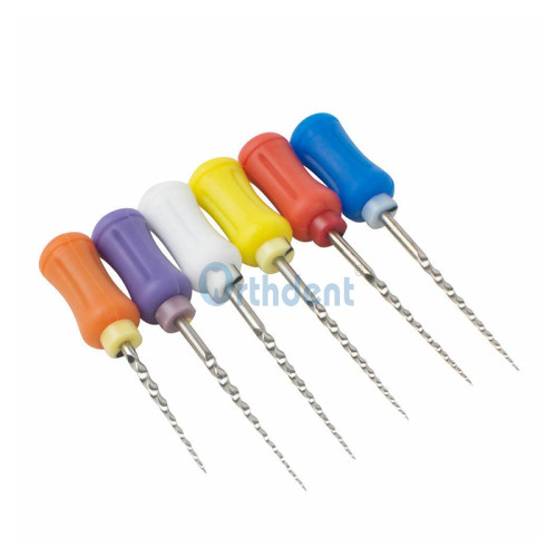 6Pcs/Pack Dental File Endodontics Root Canal Super NiTi Hand Use 21/25 MM Assorted Size SX-F3